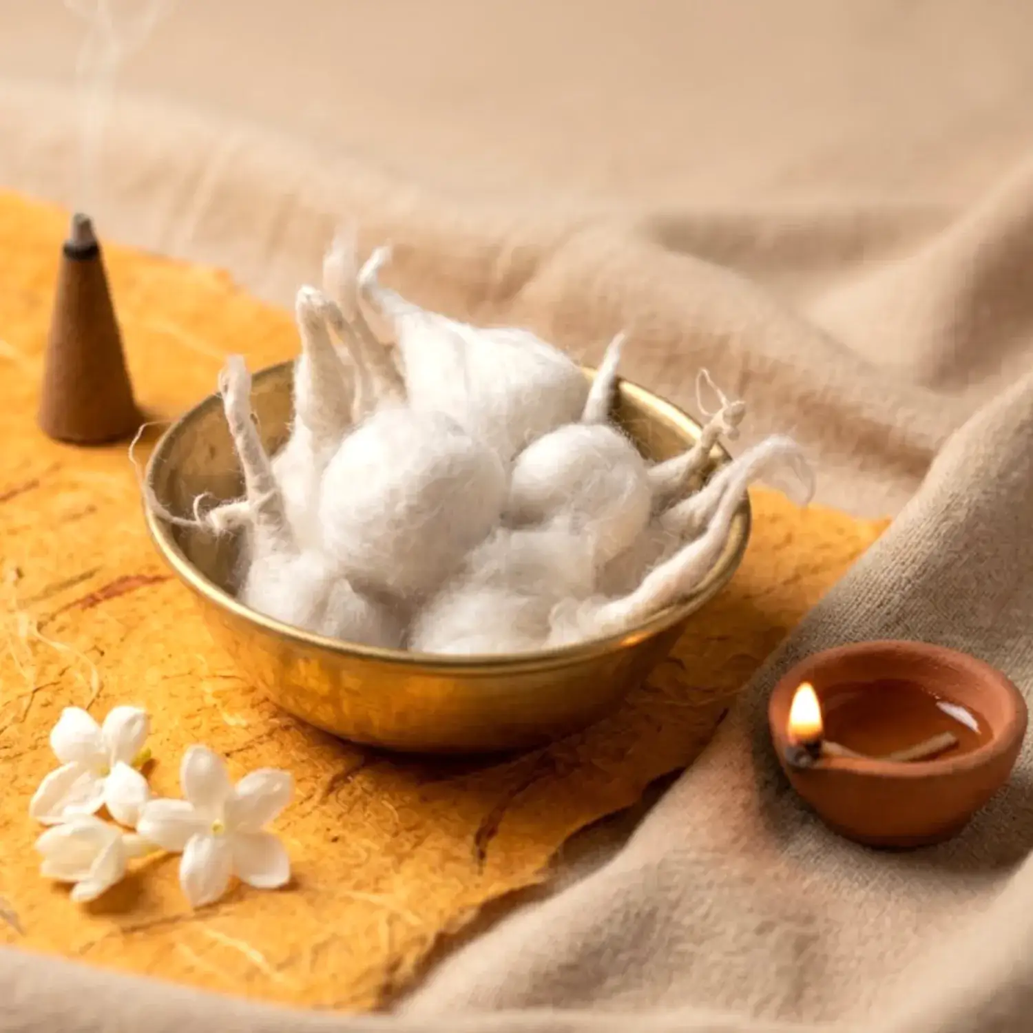 Round Cotton Wicks | Phool Batti